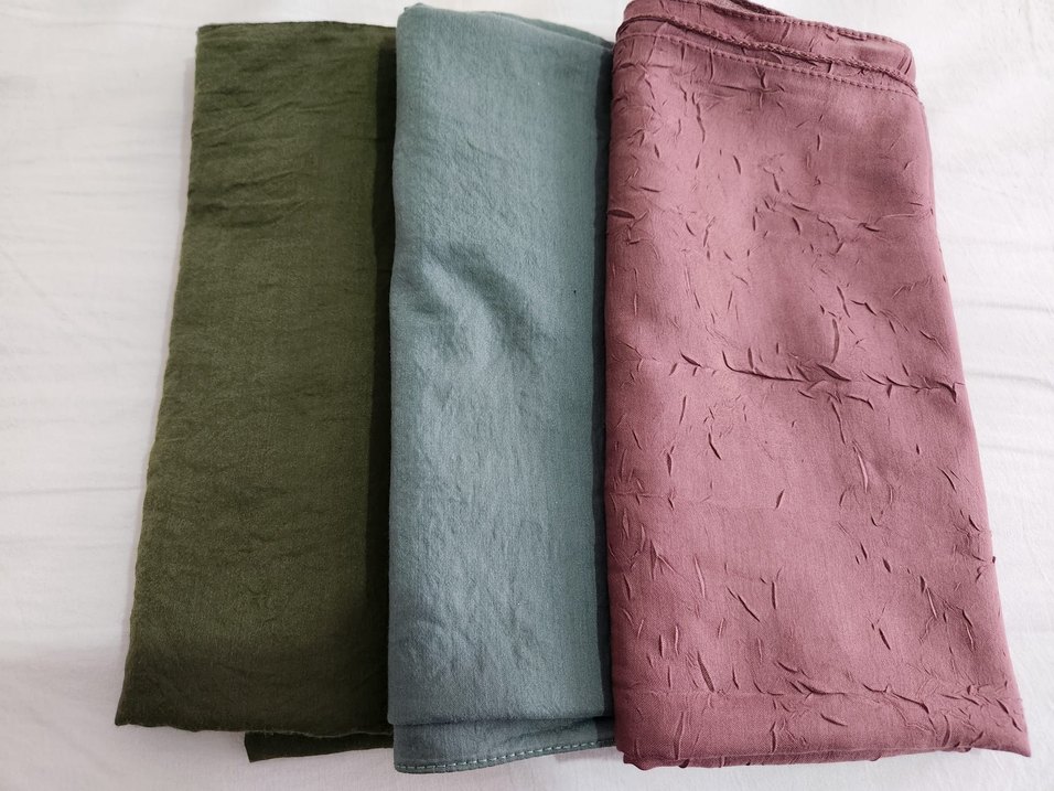 Kadın pamuklu eşarp - Görsel 2