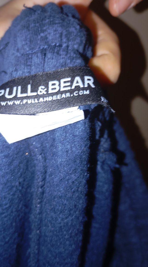 unisex Lacivert Bağlama Desenli  eşofman - Görsel 4