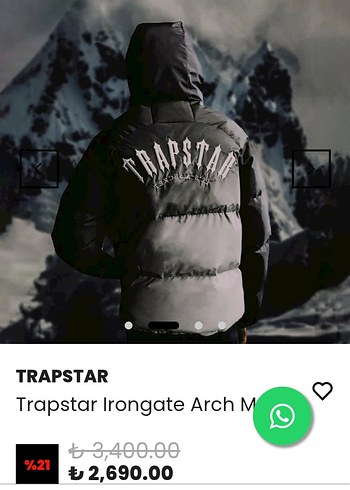 Gri Kapüşonlu Erkek Mont - Görsel 4