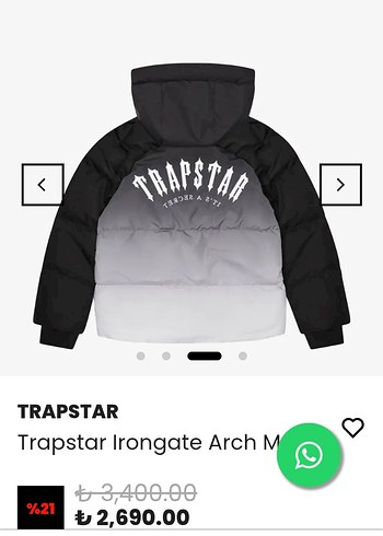 Gri Kapüşonlu Erkek Mont - Görsel 3