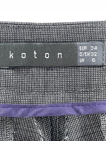 34 Beden gri Renk Koton Kumaş Pantolon %70 İndirimli.