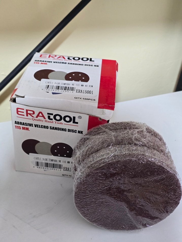 115 mm Zımpara Cırtlı Disk 100'lü Paket - Görsel 2