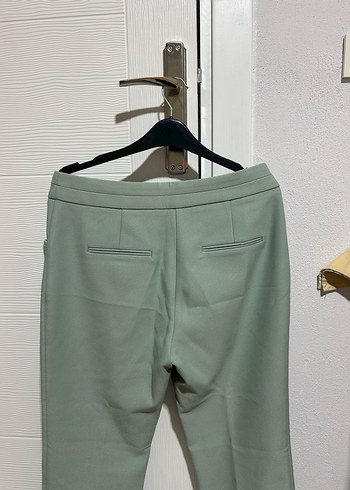 Kadın Kumaş Pantolon, Kemerli, Normal Boy - Görsel 4