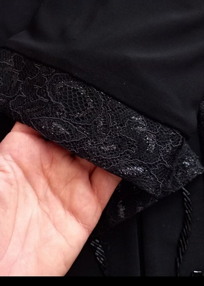 Büyük beden abiye hırka - Görsel 2