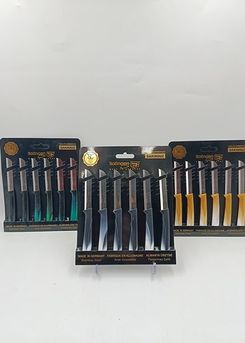 Altın Renkli 6'lı Bıçak Seti - Görsel 2