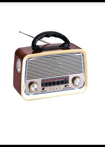 Taşınabilir Retro Radyo Müzik Sistemi - Görsel 2