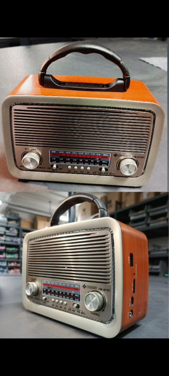 Taşınabilir Retro Radyo Müzik Sistemi - Görsel 3