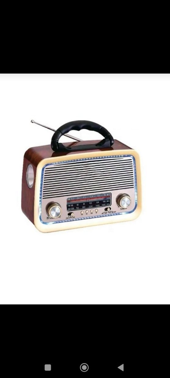 Taşınabilir Retro Radyo Müzik Sistemi - Görsel 2