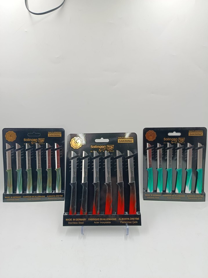 Solingen 6'lı Paslanmaz Çelik Bıçak Seti - Görsel 2