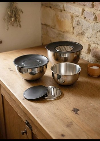 Solingen çelik çırpma set 9 parça - Görsel 2