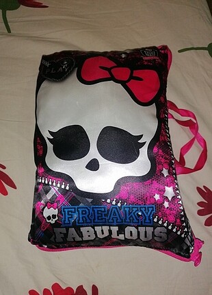 Monster High Freaky Fabulous çanta kalemlik not defteri