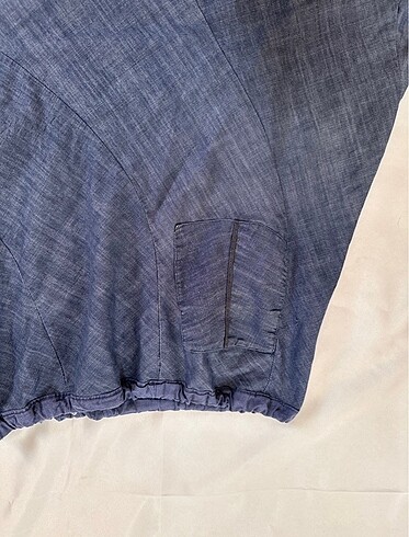 s Beden lacivert Renk Grunge Y2k Denim Kot Cepli Etek