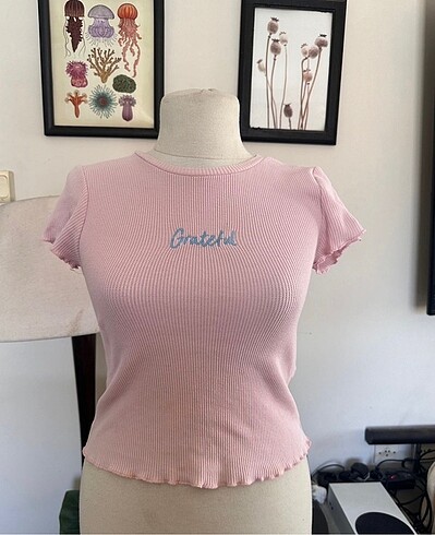 Coquette Pastel Grateful Pembe Kadın Bluz