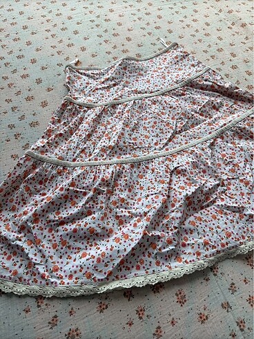 Von Dutch Çiçek Desenli Vintage İndie Uzun Etek