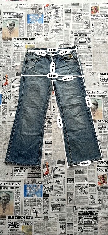 31 Beden mavi Renk Vintage Dolce & Gabbana Kadın Kot Pantolon Jean
