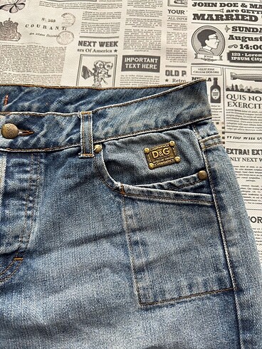 31 Beden Vintage Dolce & Gabbana Kadın Kot Pantolon Jean