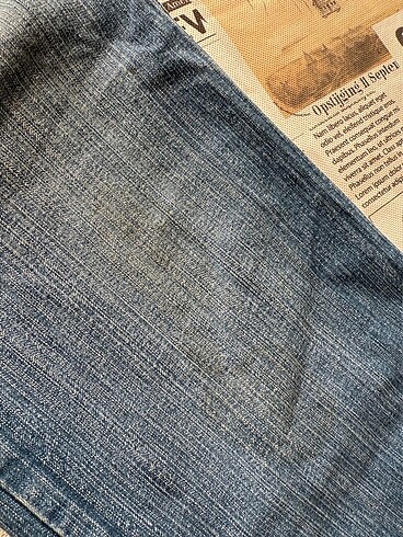 32 Beden Tommy Hilfiger Vintage Fermuar Detaylı Kadın Kot Pantolon Jean