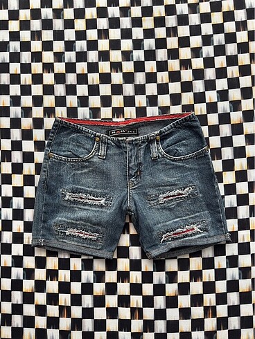 MXM Jeans Y2k Kısa Kot Şort