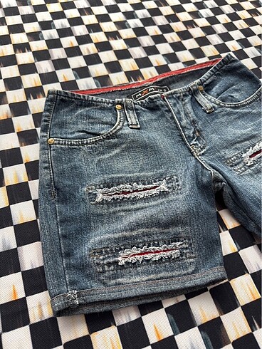 Diğer MXM Jeans Y2k Kısa Kot Şort