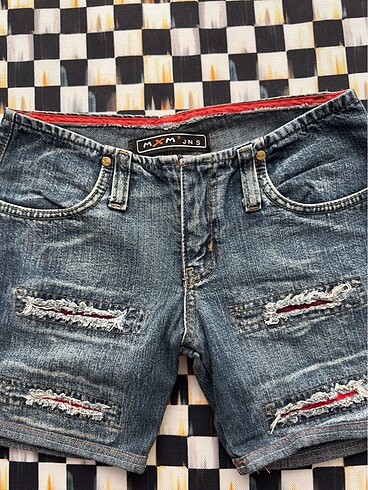 s Beden MXM Jeans Y2k Kısa Kot Şort