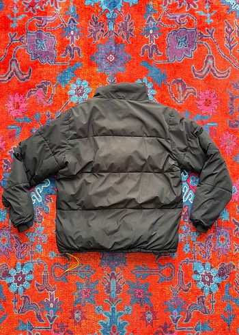 l Beden gri Renk Kadın Gri Fermuarlı Kışlık Streetwear Mont