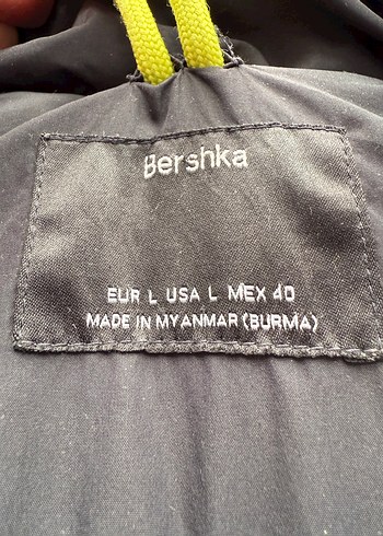 l Beden Kadın Gri Fermuarlı Kışlık Streetwear Mont