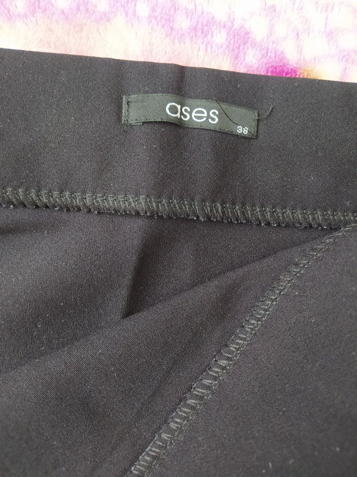 Siyah Uzun A kesim Etek - Görsel 3