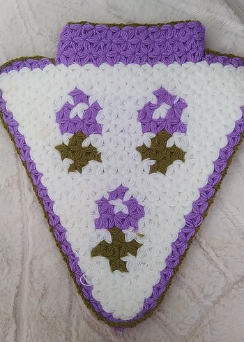 Mor El Örgüsü Banyo lifi - Görsel 3