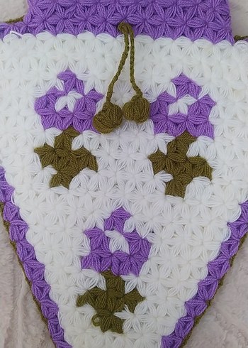 Mor El Örgüsü Banyo lifi - Görsel 2