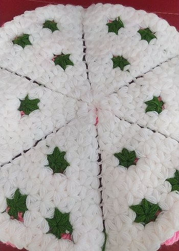 Pembe Çiçekli Yuvarlak banyo lifi - Görsel 3