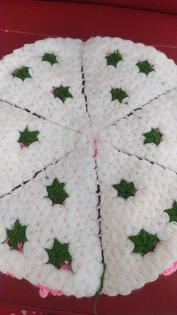 Pembe Çiçekli Yuvarlak banyo lifi - Görsel 3