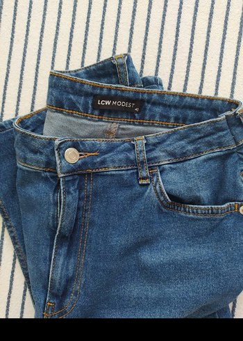 İspanyol paça Kadın Kot Pantolon - Görsel 5