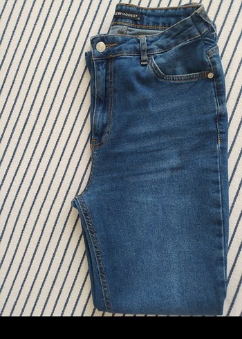 İspanyol paça Kadın Kot Pantolon - Görsel 3