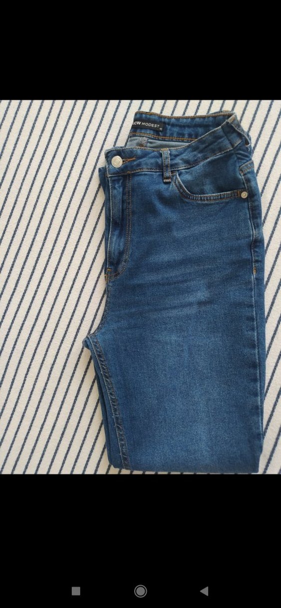 İspanyol paça Kadın Kot Pantolon - Görsel 3