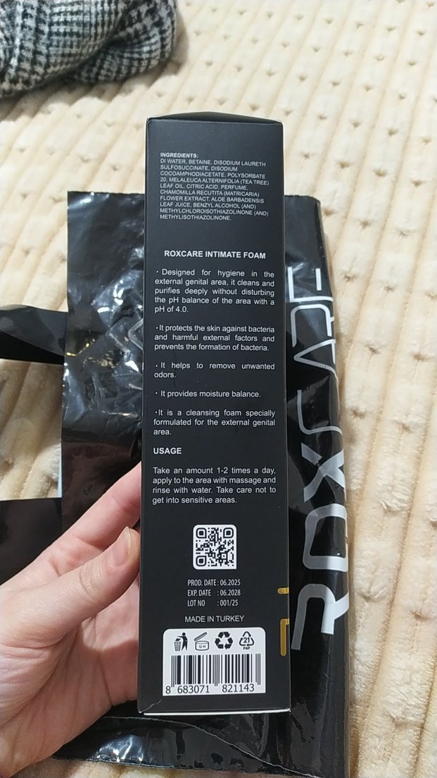 Roxcare Intimate Köpük Tüm Cilt Tipleri İçin - Görsel 4