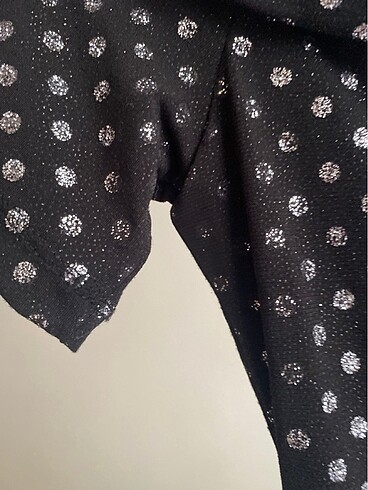 xs Beden Siyah koton partywear elbise