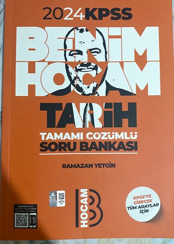 2024 KPSS Tarih Soru Bankası Benim Hocam