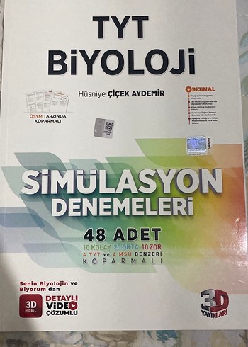 TYT Biyoloji Simülasyon Denemeleri 3D