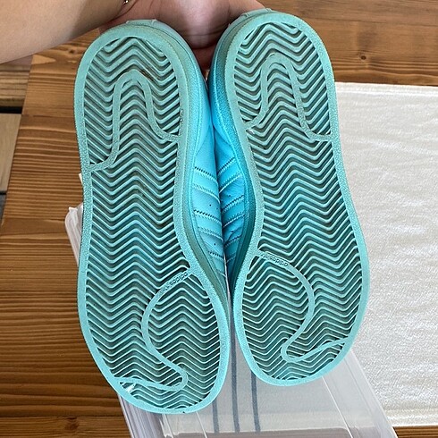38 Beden turkuaz Renk Adidas süperstar