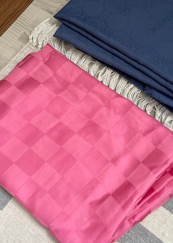 Püsküllü Kadın Şal - Pembe - Görsel 2