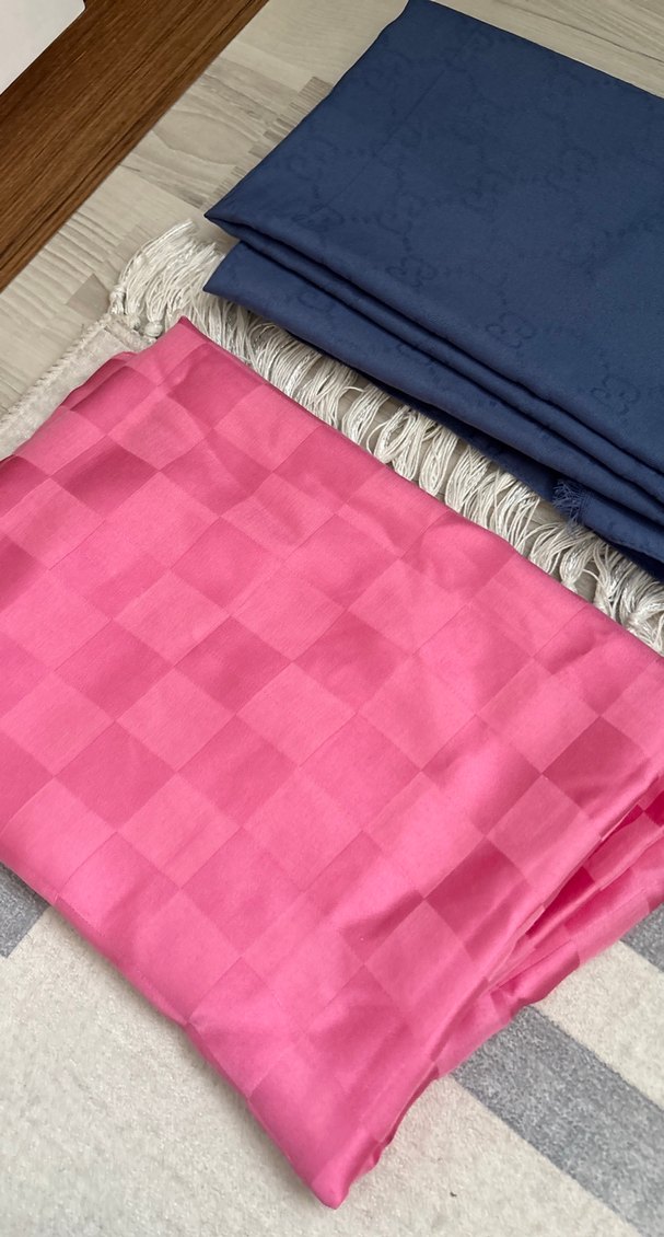 Püsküllü Kadın Şal - Pembe - Görsel 2