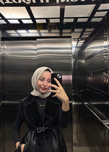 Deri kürklü yelek - Görsel 2