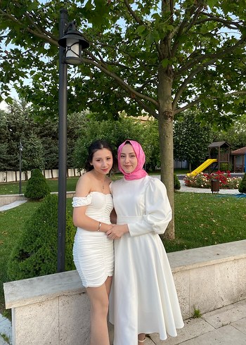 Beyaz elbise - Görsel 4