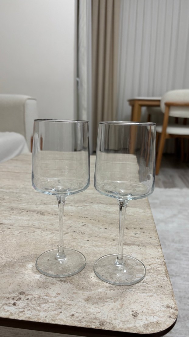 Bella masion Şeffaf Ayaklı 12li Kadeh - Görsel 2