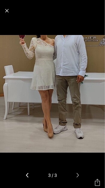 m Beden Nikah elbisesi