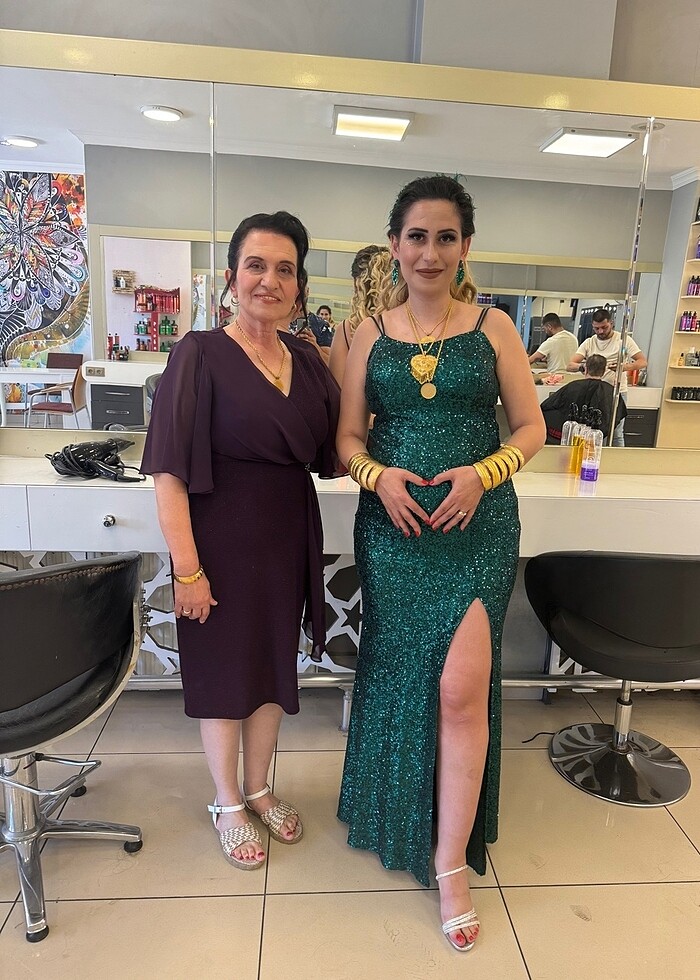 Payetli balık abiye - Görsel 2