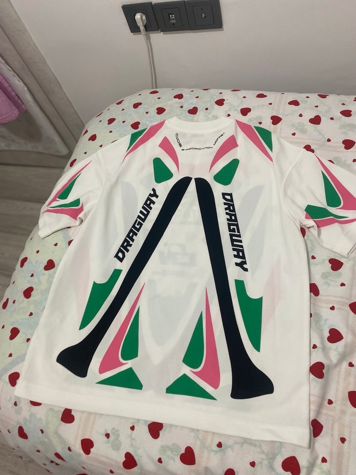 Baskılı Beyaz Erkek Tişört - Görsel 2