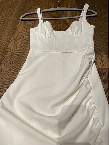 Zara Zara beyaz mini elbise