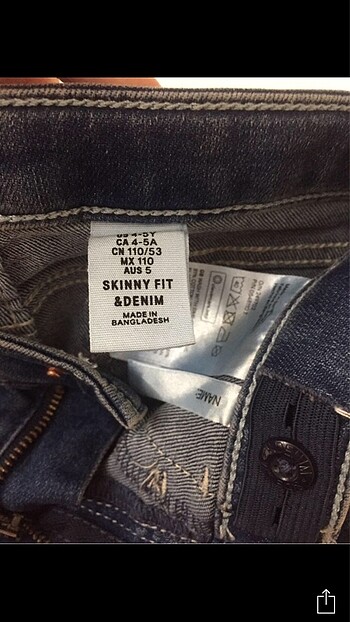H&M H&M Denim Jean Çocuk Kot Pantolon