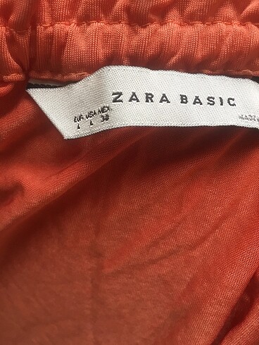 l Beden turuncu Renk Zara Bluz